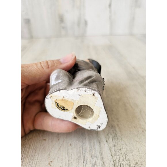 nun religious praying vintage statue figurine rosary - Picture 7 of 7